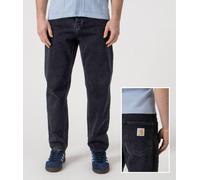 Carhartt WIP Mens Relaxed Fit Newel Jeans - Colour: 8906 Washed Black - Size: 31W