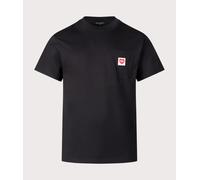 Carhartt WIP Mens Relaxed Fit Pocket Heart T-Shirt - Colour: 1V2XX Black/Red - Size: Medium Medium
