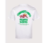 Carhartt WIP Mens Relaxed Fit Pronto T-Shirt - Colour: 02XX White - Size: XL