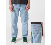 Carhartt WIP Mens Relaxed Fit Single Knee Pants - Colour: 01A3 Blue - Size: 30S