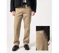 Carhartt WIP Mens Relaxed Fit Tapered Master Pants - Colour: 8Y02 Leather Rinsed - Size: 32S