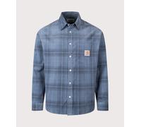 Carhartt WIP Mens Relaxed Fit Wilber Shirt - Colour: 3J5XX Wilber Check/Velvet Blue - Size: Medium