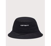 Carhartt WIP Mens Script Bucket Hat - Colour: 0D2XX Black/White - Size: S-M