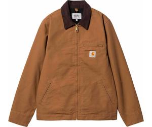 Carhartt WIP - Mid-season jacket in thick canvas - Detroit Jacket Hamilton Brown Tobacco Rinsed for Men - Size S Brown S