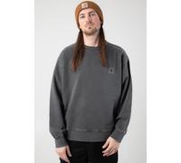 Carhartt WIP - Nelson Garment Dyed Graphite - Sweater - grey - S - 100% Cotton S