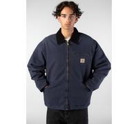Carhartt WIP - OG Detroit Stone Canvas Dark Navy/Black - Jacket - blue - S - 100% Polyester,100% Organic Cotton,Canvas S
