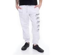 Carhartt WIP - Orbit Ash Heather/Dark Navy - Sweat Pants - grey - XL - 59% Cotton, 41% Polyester XL