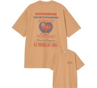 Carhartt WIP - Organic cotton T-shirt - S/S Arcan T-Shirt Dusty H Brown for Men - Size S Brown S