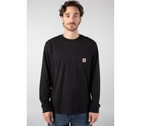 Carhartt WIP - Pocket Black - Longsleeve - black - L - 100% Cotton L