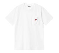 Carhartt WIP Pocket Heart Short Sleeve T-Shirt 'White' I032128-1WZ-XX L