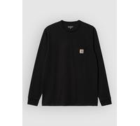 Carhartt WIP - Pocket Black - Longsleeve - black - M - 100% Cotton M