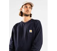 Carhartt WIP Pocket Long Sleeve T-Shirt dark navy M
