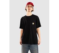 Carhartt WIP T-Shirt Pocket - Black - 100% Cotton - Men's Size S