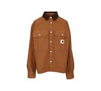 Carhartt WIP Prescott buttoned overshirt - Brown XS-S-M-L