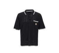 Carhartt WIP Ramsey openwork-design chest-pocket polo shirt - Black S-M-L-XL