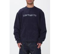 CARHARTT WIP Relaxed Fit Cotton Crewneck Jumper with Contrasting Lettering Logo - Size: M - male