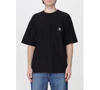 CARHARTT WIP Relaxed Fit Cotton Crewneck T-Shirt with Contrasting Logo - Size: S - male
