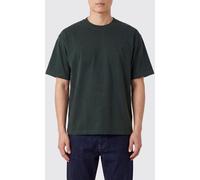 CARHARTT WIP Relaxed Fit Cotton T-Shirt with Tone-on-Tone Embroidered Logo - Size: L - male