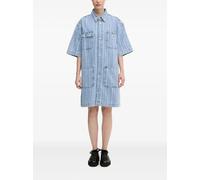 Carhartt WIP Rylan striped denim shirt mini dress - Blue XS-S-L