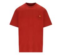 CARHARTT WIP S/S AMERICAN SCRIPT OXIDE RED T-SHIRT S