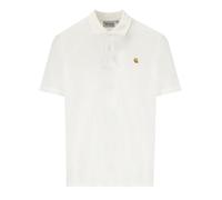 CARHARTT WIP S/S CHASE PIQUE WHITE POLO SHIRT XL