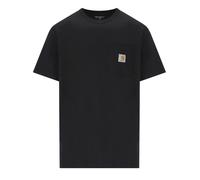 Carhartt WIP T-Shirt Short Sleeve Pocket 100% Cotton Black Size M Men