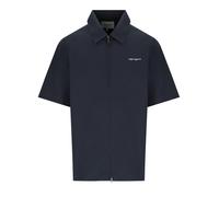 CARHARTT WIP S/S POSTAL ZIP BLUE SHIRT S