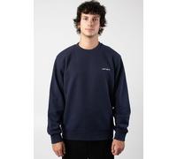 Carhartt WIP - Script Embroidery Air Force Blue / White - Sweater - blue - L - 75% Cotton, 25% Polyester,Sweat L