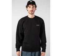 Carhartt WIP - Script Embroidery Black/White - Sweater - black - L - 100% Cotton L
