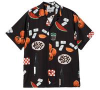 Carhartt WIP Short Sleeve Isis Maria Dinner Shirt - Black - I033071-11