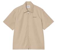 Carhartt WIP Short Sleeve Postal Zip Shirt - Iroko S S