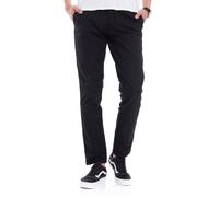 Carhartt WIP - Sid Lamar Twill Black Rinsed - Pants - black - W32 / L30 - 46% Cotton, 38% Elastomultiester, 16% Polyester W32 / L30
