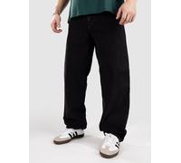 Carhartt WIP Mens Relaxed Fit Single Knee Pants - Colour: 8906 Black Stonewashed - Size: 36R
