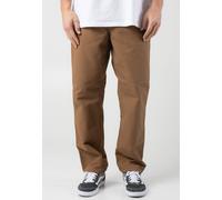 Carhartt WIP - Single Knee Rinsed Hamilton Brown - Pants - brown - W31 / L34 - 100% Organic Cotton W31 / L34