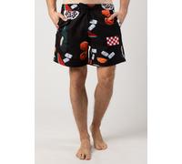 Carhartt WIP - Slater Swim Isis Maria Dinner Print/Black - Board Shorts - black - M - 100% Polyester,Synthetics M