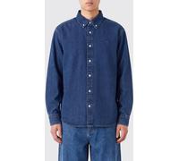CARHARTT WIP Slim Fit Cotton Denim Shirt with Button-Down Collar - Size: S - male