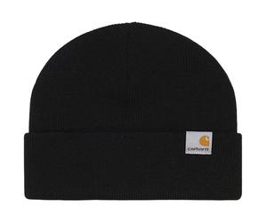 Carhartt WIP Stratus Hat Low Black Beanie Knit Stretch Winter Unisex