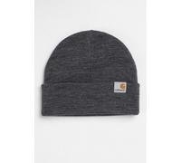 Carhartt WIP - Stratus Low Dark Grey Heather - Beanie - grey - Onesize - 100% Polyacrylic,Knitwear Onesize