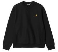 Carhartt WIP Mens Relaxed Fit American Script Sweatshirt - Colour: 89XX Black - Size: Small