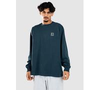 Carhartt WIP Vista Long Sleeve T-Shirt deep lagoon garment dyed S
