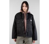 Carhartt WIP - W' Alumni Chore Black/Scarlet - Jacket - black - M - Shell: 100% Nylon; Lining: 100% Polyester,gid://shopify/Metaobject/122746831085 M