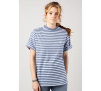 Carhartt WIP - W' Bryna Bryna Stripe/Charm Blue/White - T-Shirt - blue - L - 100% Organic Cotton,Jersey L