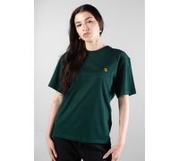 Carhartt WIP - W' Chase Dark Fir/Gold - T-Shirt - green - XS - 100% Organic Cotton,Jersey XS