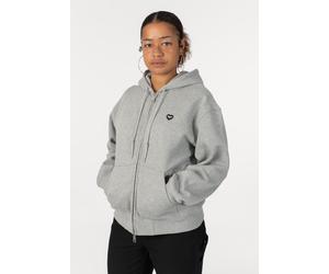 Carhartt WIP - W' HD Small Heart Patch Grey Heather/Black - Hoodie - grey - XS - 80% Cotton, 20% Polyester XS