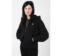 Carhartt WIP - W' Hooded Casey Black/Silver - Zipper - black - L - 100% Cotton L