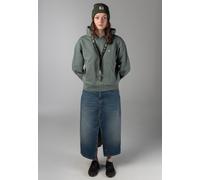 Carhartt WIP - W' Hooded Casey Velvet Green/Silver - Hoodie - green - L - 100% Cotton L