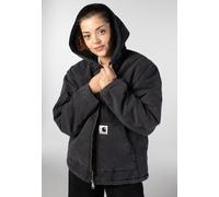 Carhartt WIP - W' Hooded Mitch Dusky Canvas Black - Jacket - black - S - 100% Cotton S