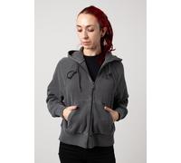 Carhartt WIP - W' Hooded Taos Garment Dyed Flint - Zipper - grey - M - 100% Cotton M