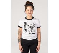 Carhartt WIP - W' IP Ringer White/Black - T-Shirt - white - L - 100% Organic Cotton L