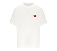 CARHARTT WIP W' S/S HEART PATCH WHITE T-SHIRT S